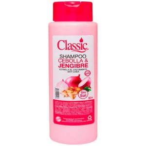 Shampoo Cebolla y Jengibre Sin Sal.